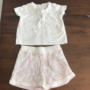Melby set of shorts and top